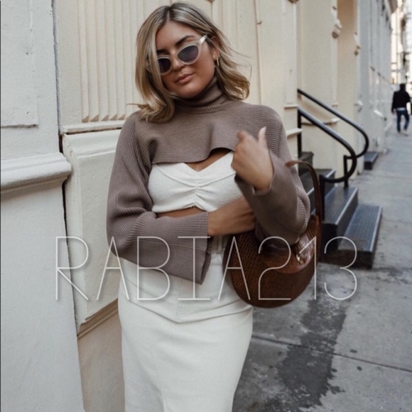 LAST 1!🔥BLOGGERS FAV! ZARA ARM WARMER SWEATER - Picture 4 of 15